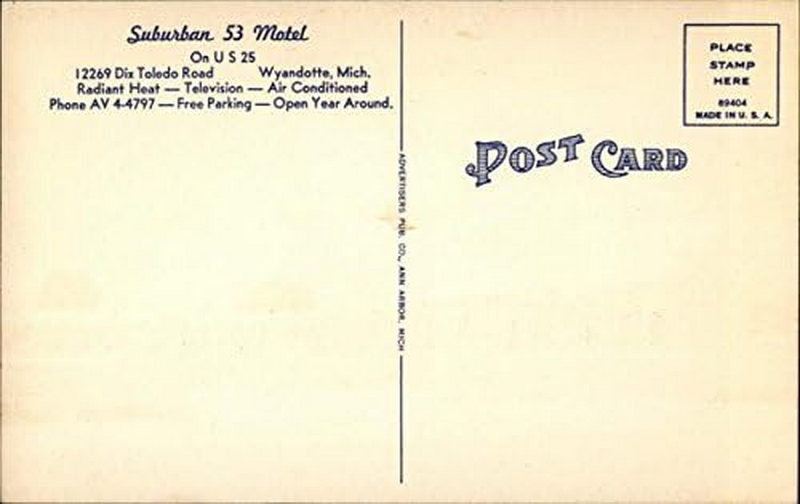 Suburban 53 - Vintage Postcard (newer photo)